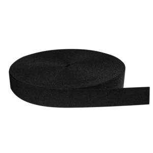 Elastico Labrado Normal Negro 3.8