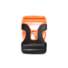 POM Tip Top Fine Negro / Naranja Neon 3.8